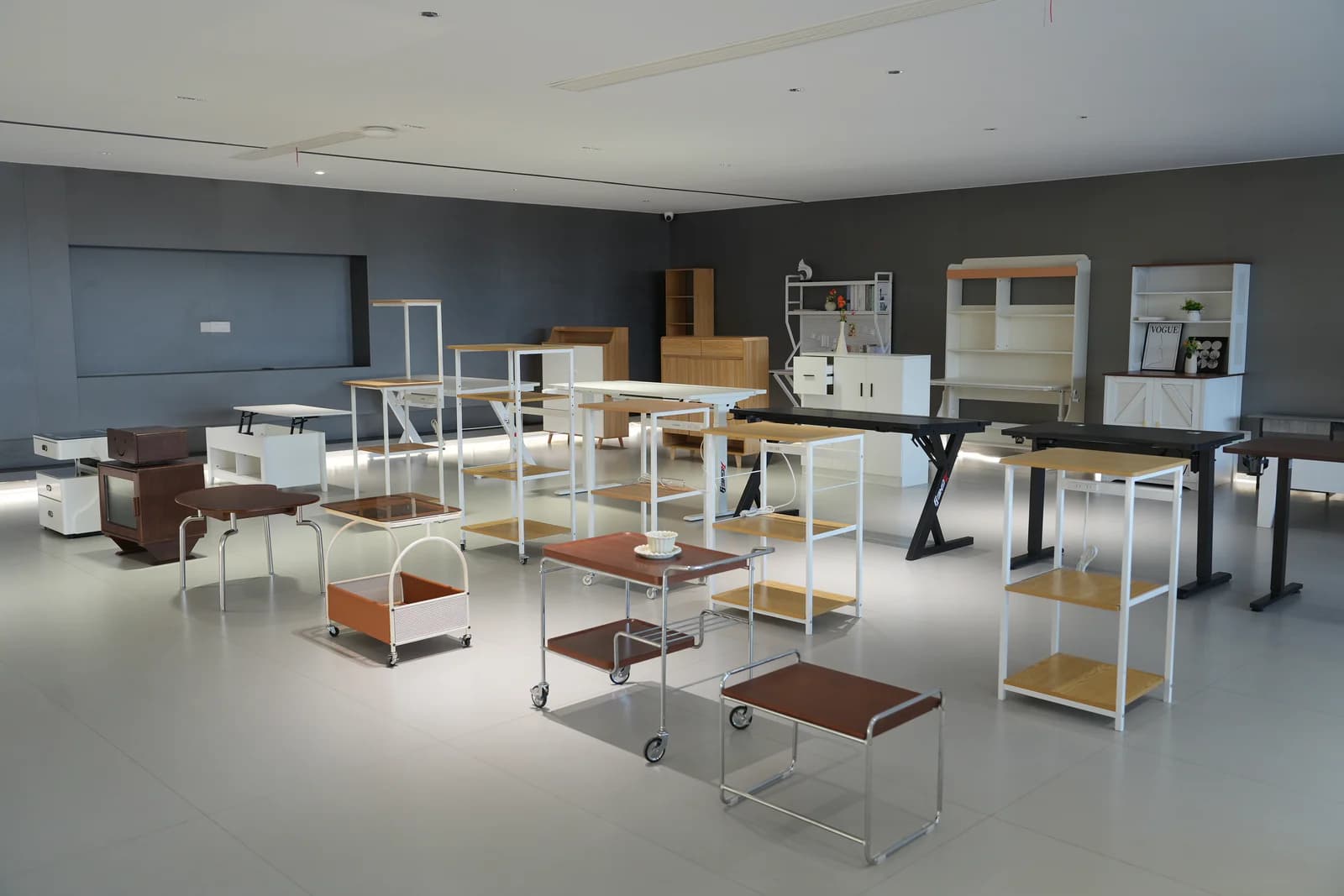 Commercial furniture sample room