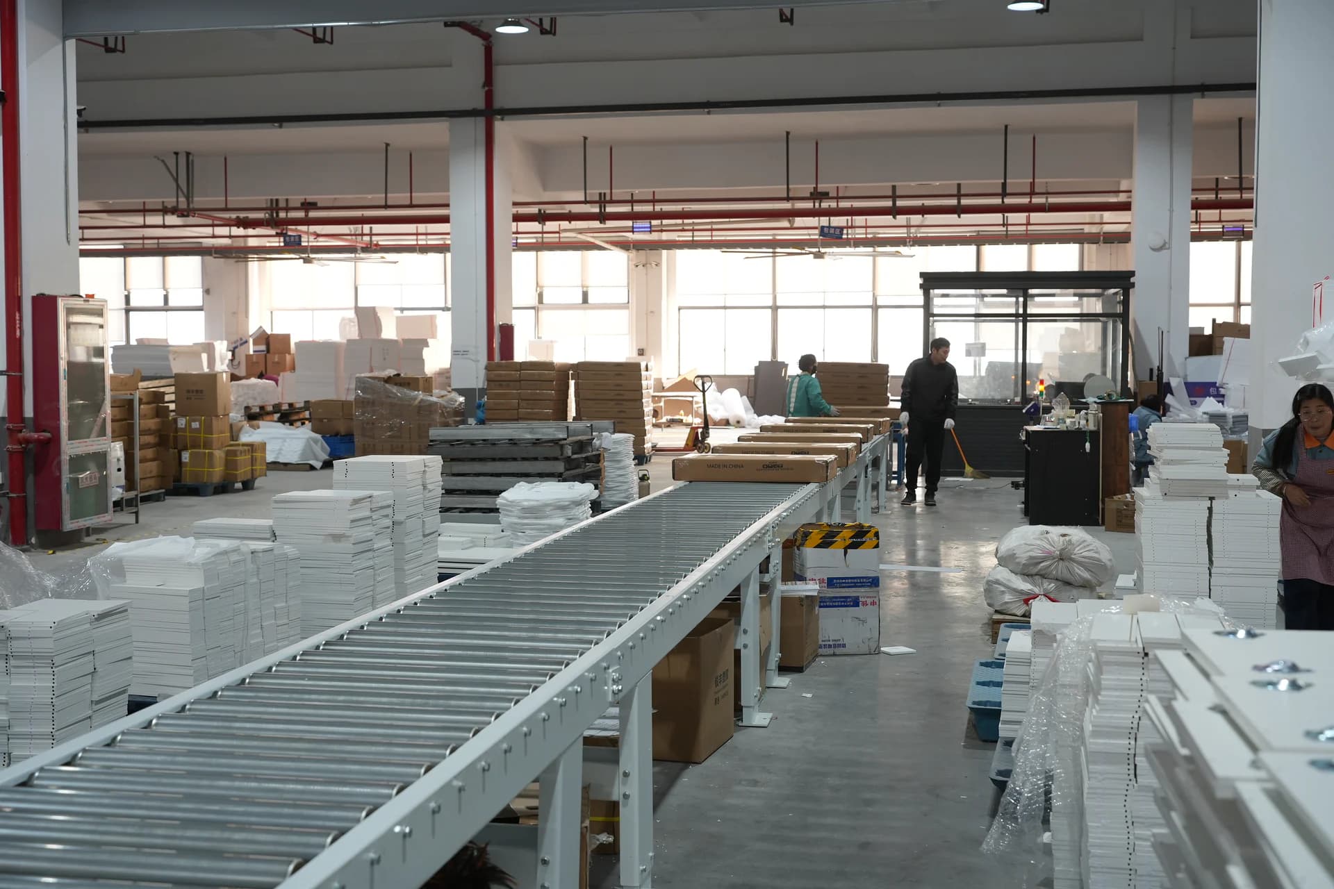 Furniture production and packing workshop